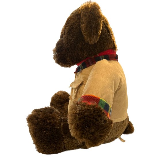 Dan Dee Collectors Choice Red Barn Toys 2018 Holiday 23" Plush Brown Bear Stuffe - Picture 13 of 16